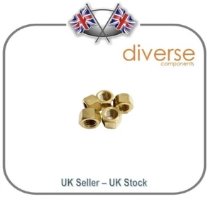Brass Manifold Nut 5/16" UNC Set of 6 - Picture 1 of 1