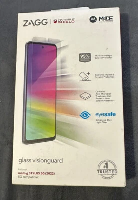 ZAGG InvisibleShield Glass Visionguard Screen for Moto G Stylus 5G (2022) - Image 1 of 2