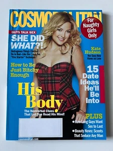 KATE HUDSON * FOR NAUGHTY GIRLS ONLY October 2008 COSMOPOLITAN MAGAZINE His Body - Picture 1 of 12