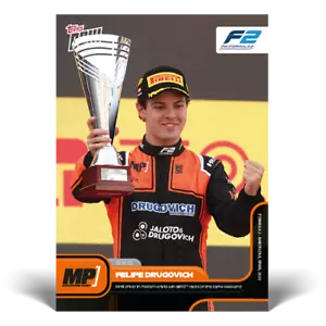 Felipe Drugovich F2 2022 Topps Now Formula 1 F1 Card #23 - Picture 1 of 2