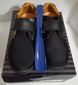 Men’s Dr. Comfort Brian Black Diabetic Shoes Size 9XW 9 Extra Wide 6910 NIB - Picture 1 of 14