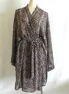 Valerie Stevens Bata Chiffon Kimono Manga Cinturones Bolsillos Talla XL - Imagen 1 de 10