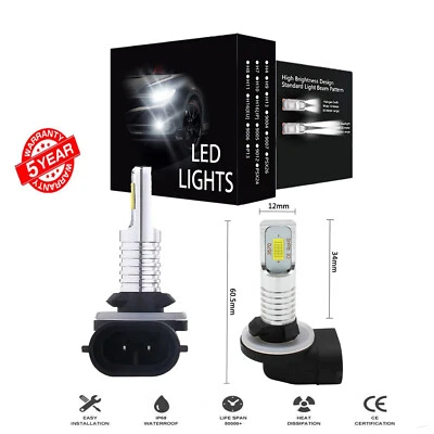 For Chevrolet Aveo 2004-2008 - 2Pcs 881 LED Fog Driving Light Bulbs Kit 6000K - Image 1 of 4