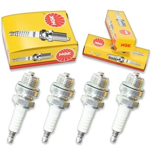4pcs 1977 Ski-Doo Olympique 340 NGK Standard Spark Plugs 339cc 20ci Kit Set qr - Picture 1 of 5