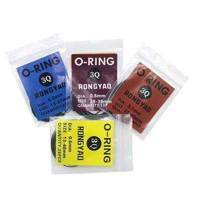 0.5/0.6/0.7/0.8mm Waterproof O-shaped Ring Watch Gaskets For Watchmaker Tools - Image 1 of 4