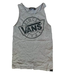 VANS Since 1966 Men’s Classic Gray Tank Top Size Small Pit2pit 14” - Picture 1 of 4