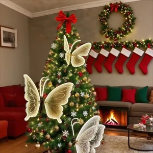 40/60cm LED Fluttering Butterfly  Christmas/Wedding Decor - Picture 1 of 14