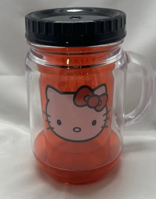 Hello Kitty Double-Walled Plastic Travel Mug With Handle Without Straw - Image 1 of 4