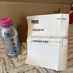 Signature Serum Prime X the Hunt for Hydration Pink Cap signed by Logan Paul/KSI - Picture 1 of 5