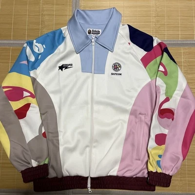 A BATHING APE BAPE KIDSUPER TRACK JACKET Camo Track Jacket Size M Multicolor -JP - Image 1 of 4