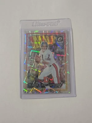 Tarjeta 2018 Panini Optic John Elway MVP Lazer Prizm #18 rara Foto 1 de 2