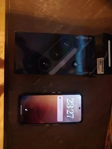Nothing Phone (3a) Unlocked, 12GB RAM, 256GB Storage, Black, USA - Zdjęcie 1 z 7
