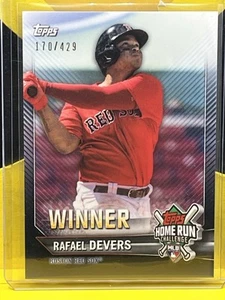 2021 Topps Home Run Challenge Winner April /429 Rafael Devers #HRW-5 - Bild 1 von 2