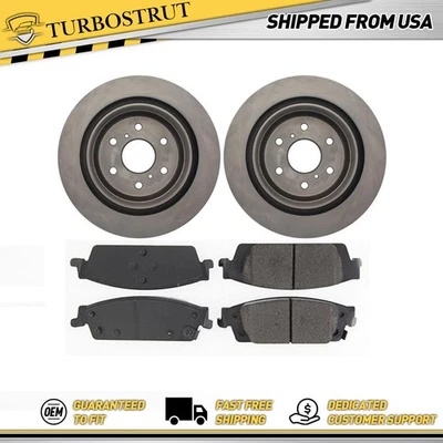 Kit de freno trasero OE pastilla de freno rotor para Cadillac Escalade Escalade ESV 2017 Foto 1 de 4