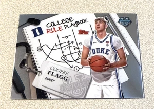 2025 Bowman Chrome U Basketball College Rule Playbook #CRP-5 Cooper Flagg - Picture 1 of 2