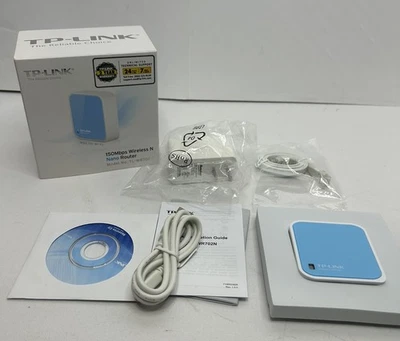 TP-Link TL-WR702N 150 Mbps 1-Port 10/100 Wireless N Router-New Open Box - Image 1 of 4
