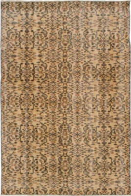 Alfombra oriental vintage anudada a mano alfombra tradicional de lana de 5'5" x 8'1" Foto 1 de 2