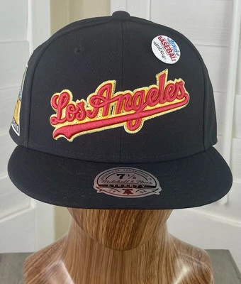 Mitchell & Ness x Topps 2001 w/Pin MLB Los Angeles Dodgers Fitted Hat 7 1/2, NWT - Image 1 of 4