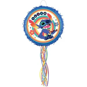 Lilo & Stitch Aloha Hawaiian Pull String Expandable Pinata Pinyarta Party Games - Picture 1 of 1