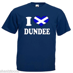 I Love Heart Dundee Scotland Children's Kids Childs T Shirt - Picture 1 of 8