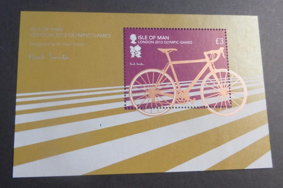 Bicicleta de ciclismo Isla de Man 2012 MS1721 Juegos Olímpicos Londres MS UM MNH sin montar Foto 1 de 1