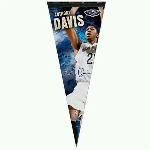 ANTHONY DAVIS NEW ORLEANS PELICANS PREMIUM QUALITY PENNANT 12"X30" BANNER Cover