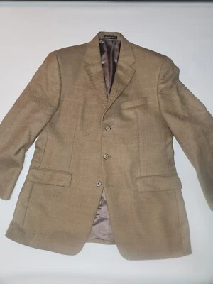 Abrigo deportivo Michael Kors talla 42 lana tostado 3 botones blazer para hombre Foto 1 de 4