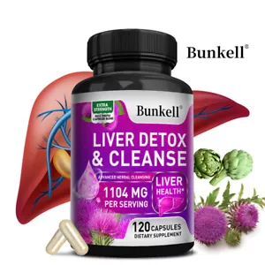 Cleanse, Detox & Repair, 1,104 mg Support Liver Supplement with Milk Thistle - Picture 1 of 13