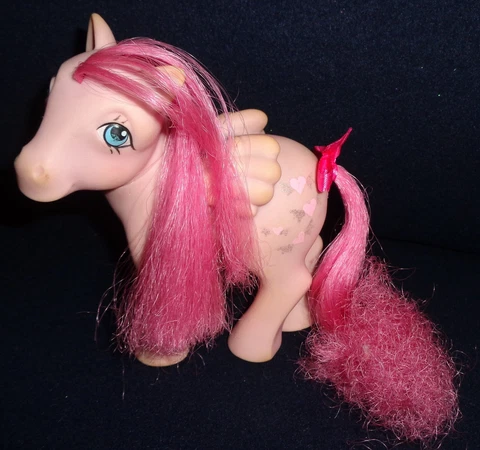Rose: My Little Pony Vintage Pegasus Heart Throb #10 FAIR/BAIT glittery G1 Cover