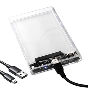 Boîtier de disque dur SATA HDD/SSD de 2,5 pouces pour ordinateur portable (USB2. - Afbeelding 1 van 8