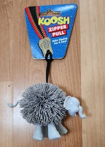 Koosh Ball  Zipper Pull. VTG 1987/94. NEW with tag. Elephant. Super rare! - Picture 1 of 12