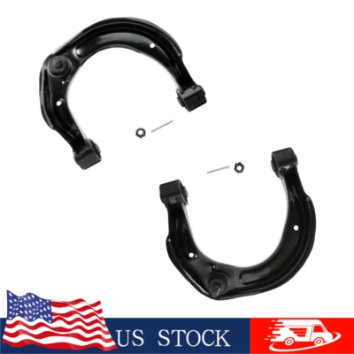 Pair Front Upper Control Arms w/Ball Joints For 2006-2010 Hyundai Sonata Azera - Image 1 of 4