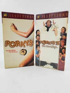 VTG Porky's (Used) & Porky's II (Sealed) VHS Tapes Movie Comedy Rated "R" - Picture 1 of 7