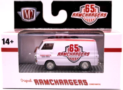 M2 1/64 Ramchargers 1964 Dodge A-100 Panel Van white/red WLRR's R68 23-20 - Image 1 of 4