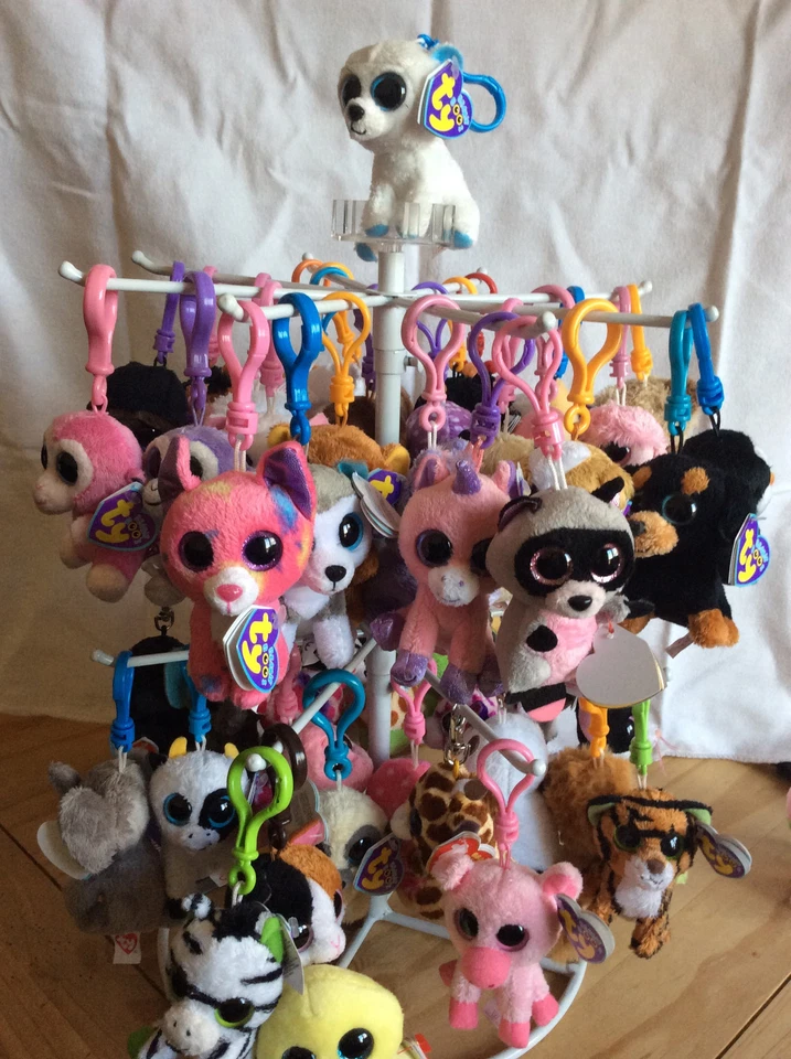 W-F-L TY Boos Schlüsselanhänger key - Clip Glubschi 8,5 cm Plüsch - Bild 1 von 1