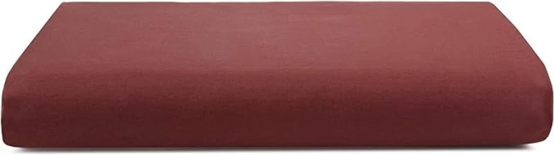 Sábana ajustable Calvin Klein Home Florence Stitch, California King, Deep Berry Foto 1 de 3