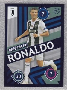 Football sticker #234 CRISTIANO RONALDO Juventu League Champions 2018 2019 TOPPS