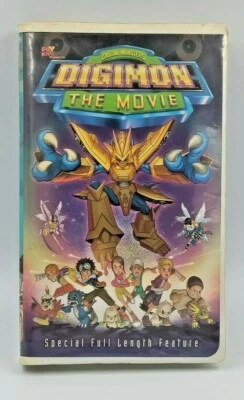 Digimon: The Movie (VHS, 2001) Special Full Length Feature FOX Kids Video - Image 1 of 4