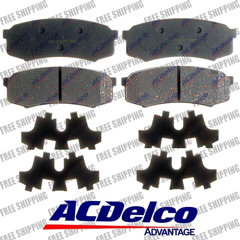 Pastillas de freno de disco traseras ACDelco 14D606CH para Toyota 4Runner Sequoia Land Crusier Foto 1 de 2