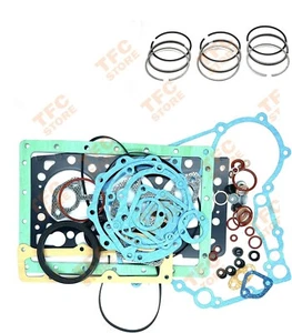 3TNA72UJ 3TNA72 Overhaul Gasket Kit Piston Ring Set For Yanmar Engine Repair New - Picture 1 of 4