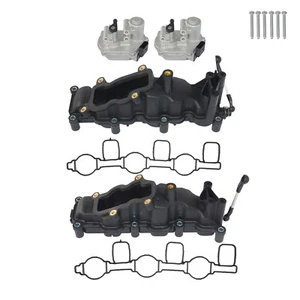 2x collecteurs d’admission & 2x servomoteur 4 pôles pour Audi A4 A6 Q7 Touareg - Picture 1 of 5