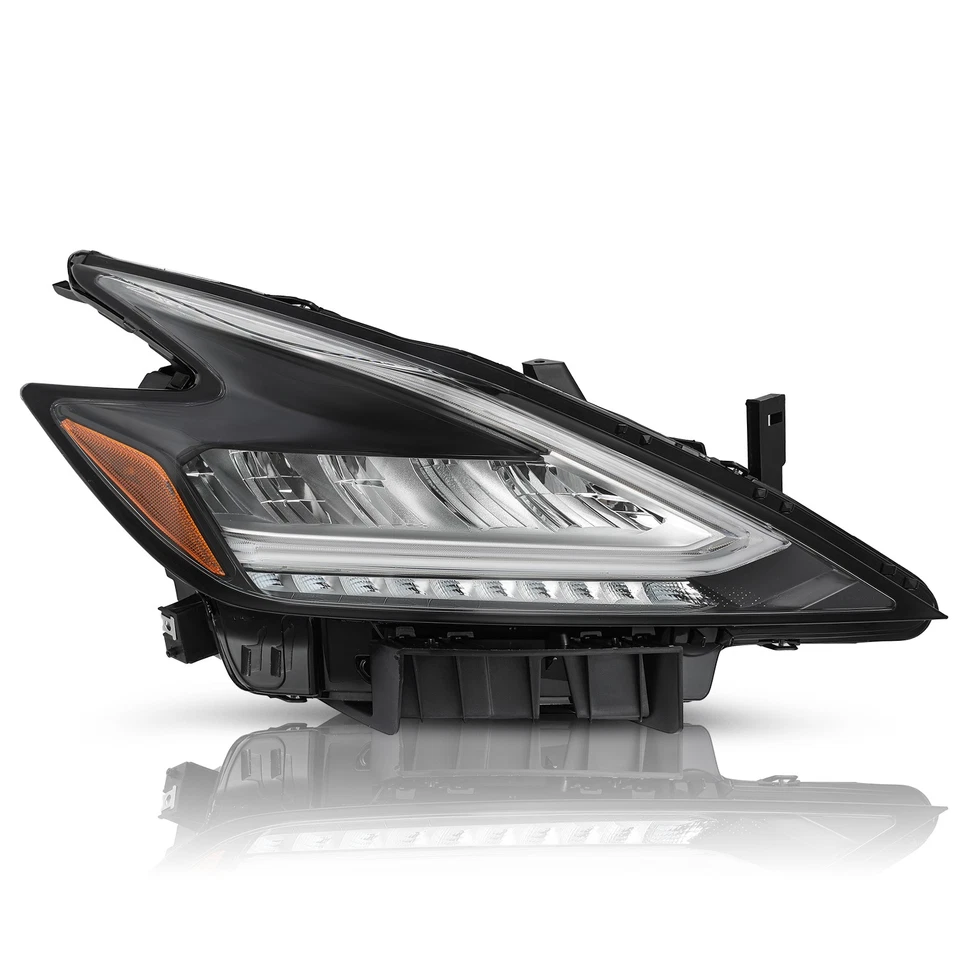 Faro delantero derecho pasajero negro LED negro Nissan Murano 2019-2021 Foto 1 de 1