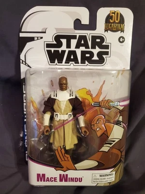 Figura 6" Star Wars Black Series Clone Wars Mace Windu 50 Aniversario Foto 1 de 3
