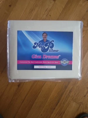 My PillowSheet Set 100% Certified  Egyptian  Staple Cotton Spl/King Ivory - Image 1 of 2