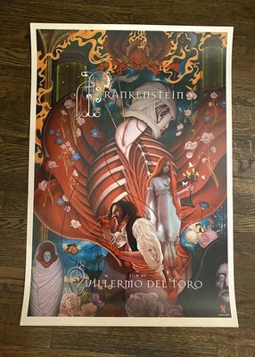 Frankenstein - James Jean  *LIMITED POSTER*    Guillermo Del Toro / PROMO / 2025 - Image 1 of 4