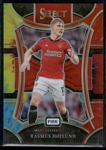 2023-24 Panini Select FIFA #115 Rasmus Højlund Tie-Dye #/30 - Picture 1 of 2