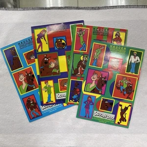 1997 SCOOBY DOO X4 Sticker Sheet Argentina Vintage Hanna Barbera - Picture 1 of 7