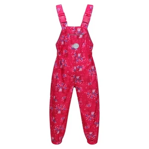 Regatta Childrens/Kids Muddy Puddle Peppa Pig Floral Dungarees RG7787 - Picture 1 of 7