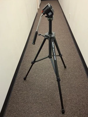 Velbon Stratos 470 Tripod Camera Video Vel-Flo 8 PH-258 Pan Tilt Multi-angle 63” - Image 1 of 4