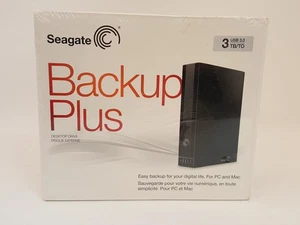 Seagate Backup Plus desktop drive 3 TB 2012 new in box - Picture 1 of 11